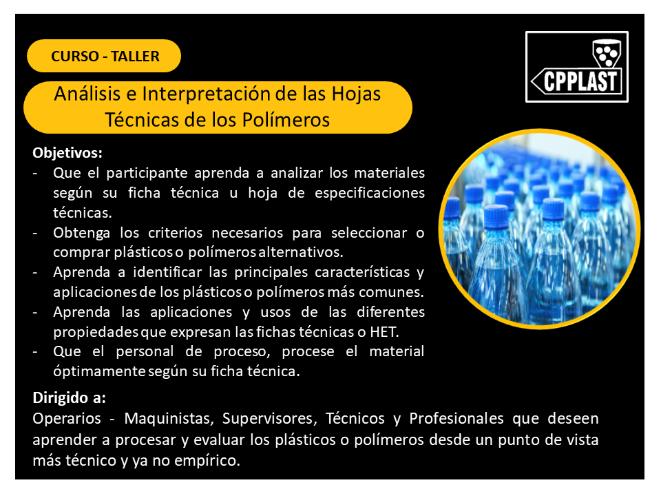 Curso Online de Análisis e Interpretación de Hojas Técnicas de los Polímeros - (Acceso inmediato) - Imagen 2