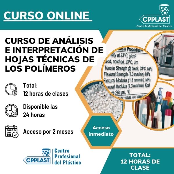 Curso Online de Análisis e Interpretación de Hojas Técnicas de los Polímeros - (Acceso inmediato)