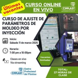 Curso de Ajuste de Parámetros de Moldeo por Inyección 20251