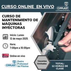 Curso ONLINE de Mantenimiento de Máquinas Inyectoras