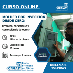 Curso Online de Moldeo por Inyección (Desde cero) - (Acceso inmediato)